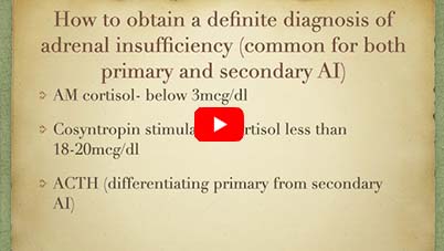 Adrenal Insufficiency Clinical suspicion lab diagnosis and rx pitfalls
